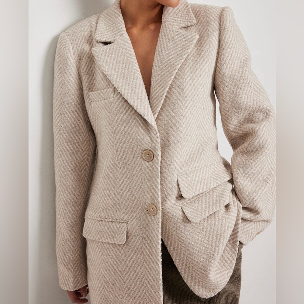 NA-KD tweed blazer